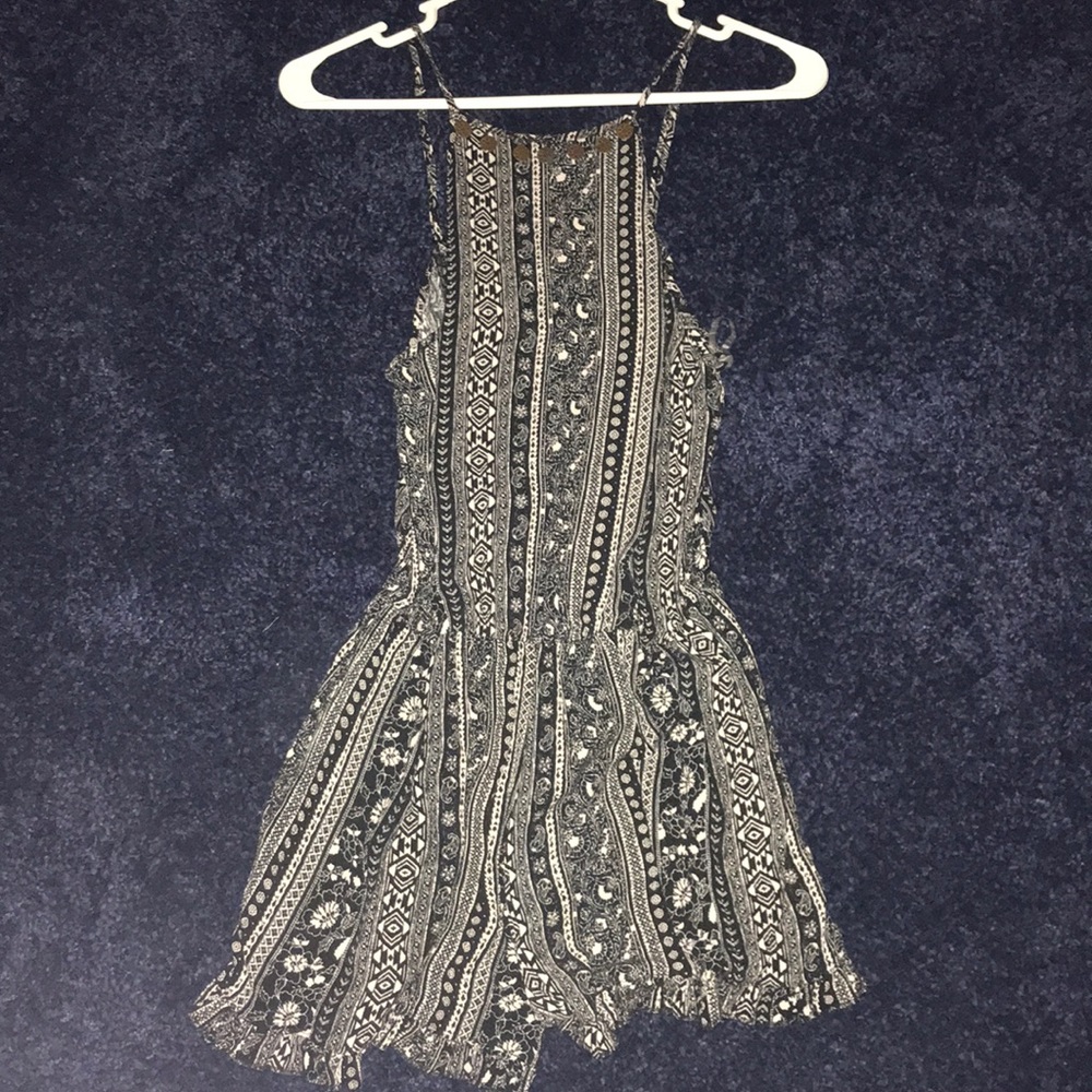 Black and White Romper